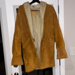 Women’s coat ,size S , made from real leather